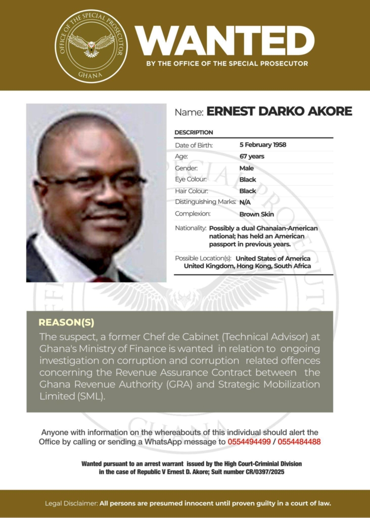 OSP Declares Former Finance Ministry Adviser Wanted in SML Corruption Probe